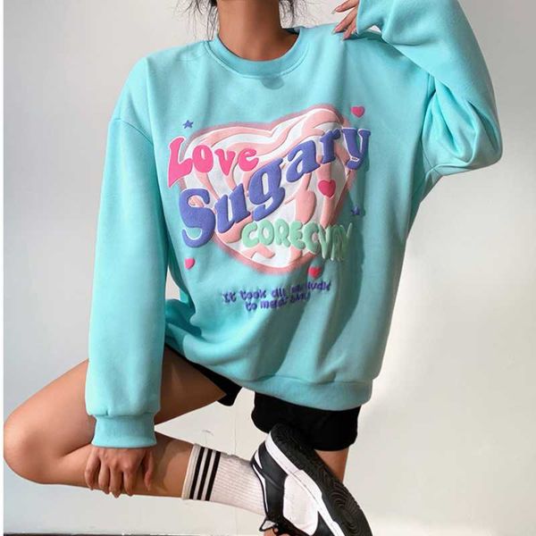 women's hoodies & sweatshirts 3d print letter women y2k harajuku crewneck oversized sweatshirt pullover cute long sleeve girls teens s, Black
women's hoodies & sweatshirts 3d print letter women y2k harajuku crewneck oversized sweatshirt pullover cute long sleeve girls teens s, Black