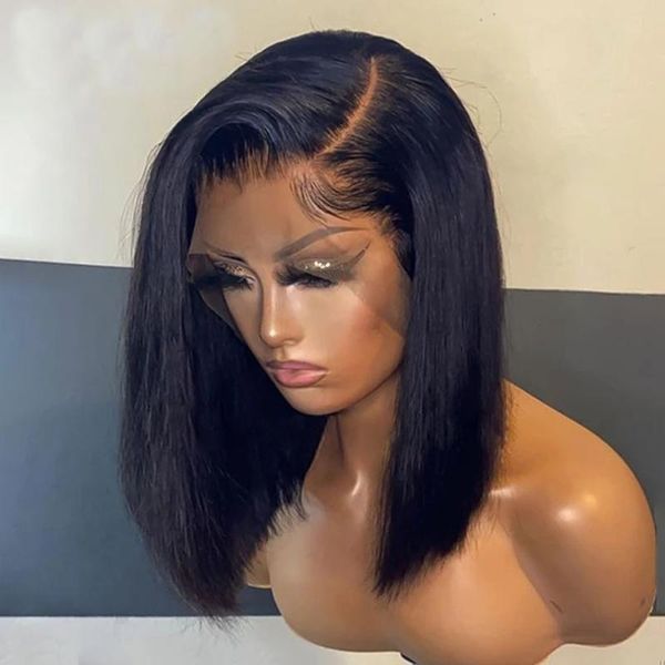 synthetic wigs lace front jet black color wig heat resist fiber short bob soft smooth hair for women
synthetic wigs lace front jet black color wig heat resist fiber short bob soft smooth hair for women