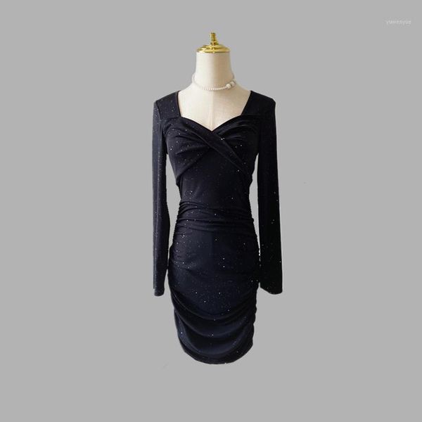 brand fashion women high luxury spring autumn elegant slim thin ladies long-sleeved dress casual dresses, Black;gray
brand fashion women high luxury spring autumn elegant slim thin ladies long-sleeved dress casual dresses, Black;gray