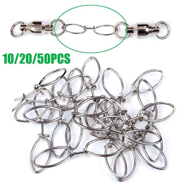 / 20 50 pcs fishing swivel snap hanging portable clips barrel fast connector stainless steel silver tackle iscas hooks
/ 20 50 pcs fishing swivel snap hanging portable clips barrel fast connector stainless steel silver tackle iscas hooks