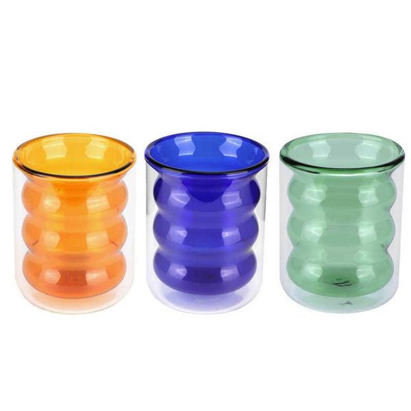 mugs drinking mug 200ml glass cup 3 dimensional small size for cold drinks