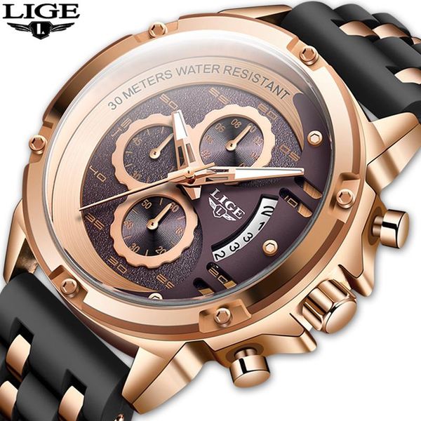 wristwatches 2021 men watches lige luminous display waterproof sport chronograph quartz wristwatch relogio masculino, Slivery;brown
wristwatches 2021 men watches lige luminous display waterproof sport chronograph quartz wristwatch relogio masculino, Slivery;brown