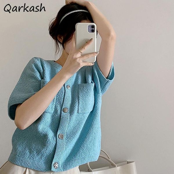 women's knits & tees cardigans women all-match solid clothes fashion design soft vintage spring college retro sweaters chic kni, White
women's knits & tees cardigans women all-match solid clothes fashion design soft vintage spring college retro sweaters chic kni, White