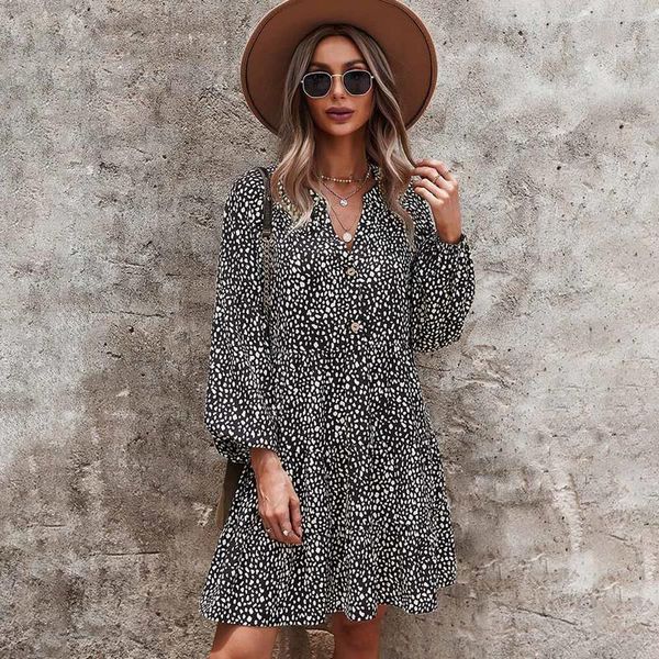 casual dresses plus size women short dress mini vestidos leopard print beach latest 2021 autumn loose chiffon femme, Black;gray
casual dresses plus size women short dress mini vestidos leopard print beach latest 2021 autumn loose chiffon femme, Black;gray