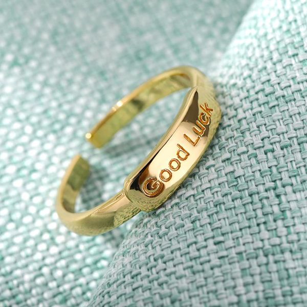 wedding rings adjustable letter good luck women men ring gold stainless steel party finger punk birthday jewelry accessories 2021 anillos, Slivery;golden
wedding rings adjustable letter good luck women men ring gold stainless steel party finger punk birthday jewelry accessories 2021 anillos, Slivery;golden