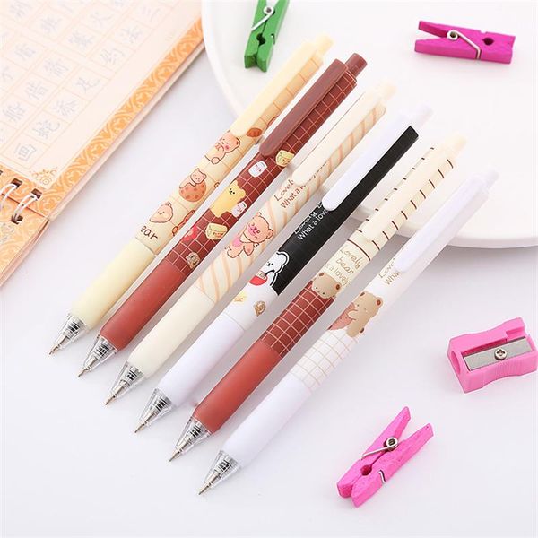 gel pens 6pcs/lot kawaii press cute pen creative japanese korean stationery office accessories school supplies
gel pens 6pcs/lot kawaii press cute pen creative japanese korean stationery office accessories school supplies