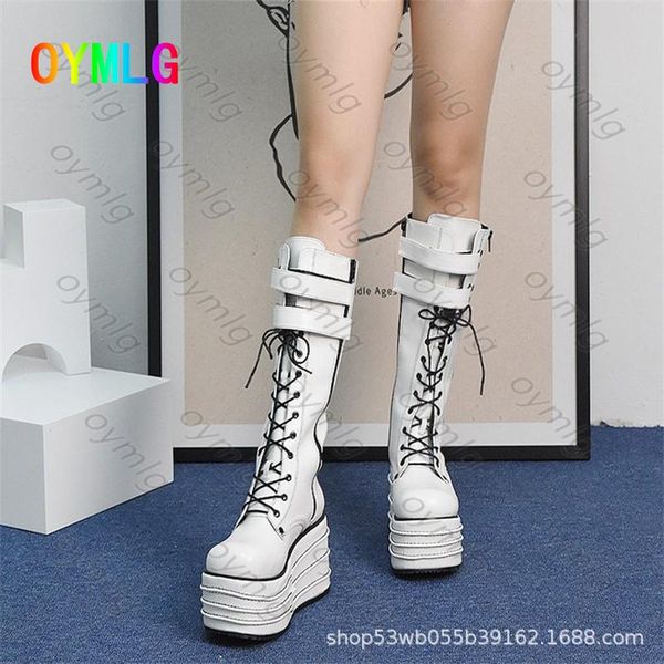 boots trifle-soled fashion 2021 autumn and winter round toe thick-soled heightening fried street punk knight women, Black
boots trifle-soled fashion 2021 autumn and winter round toe thick-soled heightening fried street punk knight women, Black