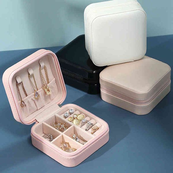 cosmetic bags creative simple pu leather earrings necklace ring storage jewelry box zipper portable small
cosmetic bags creative simple pu leather earrings necklace ring storage jewelry box zipper portable small