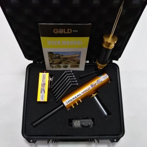 

the real aks metal detector with filter and original case for silver gem diamond underground long range gold detect detectors