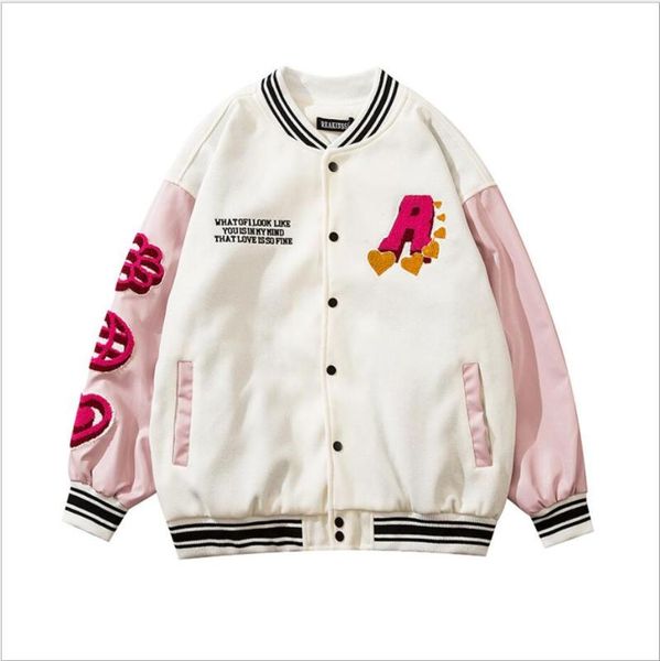 men's jackets letterman bomber jacket autumn towel embroidered letter print women's varsity baseball coat patchwork, Black;brown
men's jackets letterman bomber jacket autumn towel embroidered letter print women's varsity baseball coat patchwork, Black;brown