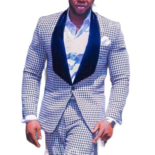 thick houndstooth groom tuxedos shawl velvet lapel men's evening dress cocktail business suits (jacket+pants+bow tie) w:760 & blazers, White;black
thick houndstooth groom tuxedos shawl velvet lapel men's evening dress cocktail business suits (jacket+pants+bow tie) w:760 & blazers, White;black
