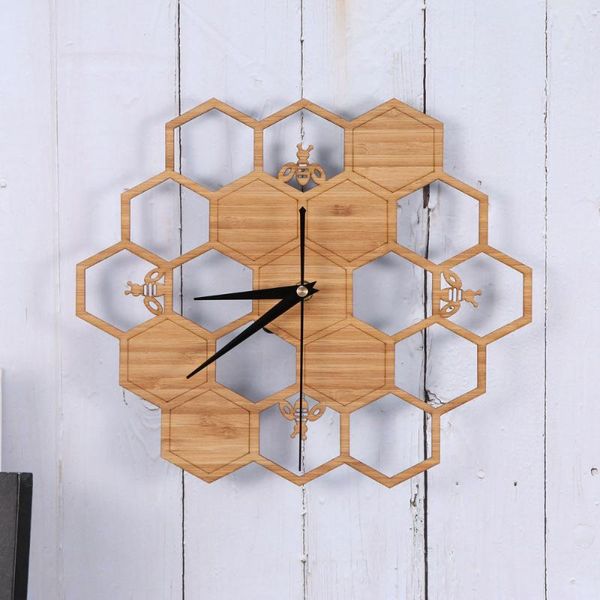 wall clocks 1pc beehive design clock wooden room hanging decorative pendant time displayer without battery
wall clocks 1pc beehive design clock wooden room hanging decorative pendant time displayer without battery