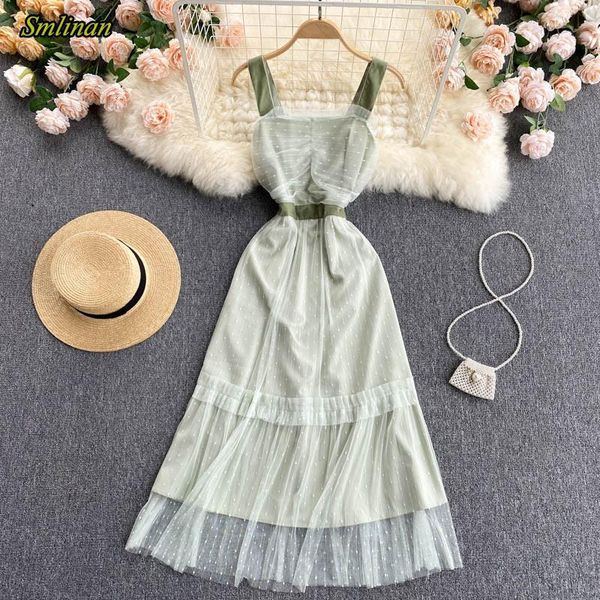 casual dresses smlinan summer vintage elegant evening party dress women sleeveless slim polka dot backless spaghetti strap long, Black;gray
casual dresses smlinan summer vintage elegant evening party dress women sleeveless slim polka dot backless spaghetti strap long, Black;gray