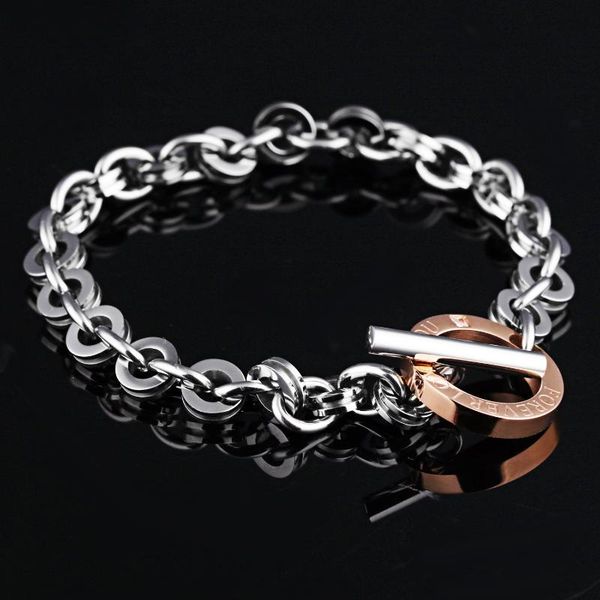 bangle v-491 selling jewelry from stalls, temperament circle o-chain bracelet, simple round titanium steel bracelet for women, Black
bangle v-491 selling jewelry from stalls, temperament circle o-chain bracelet, simple round titanium steel bracelet for women, Black