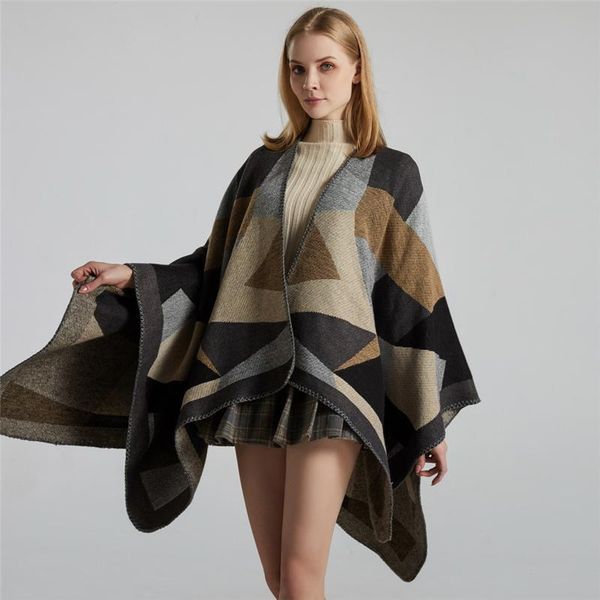 scarves winter scarf women geometry cashmere-like warm pashmina foulard lady luxury thick soft shawls wraps 2021 cloak, Blue;gray
scarves winter scarf women geometry cashmere-like warm pashmina foulard lady luxury thick soft shawls wraps 2021 cloak, Blue;gray