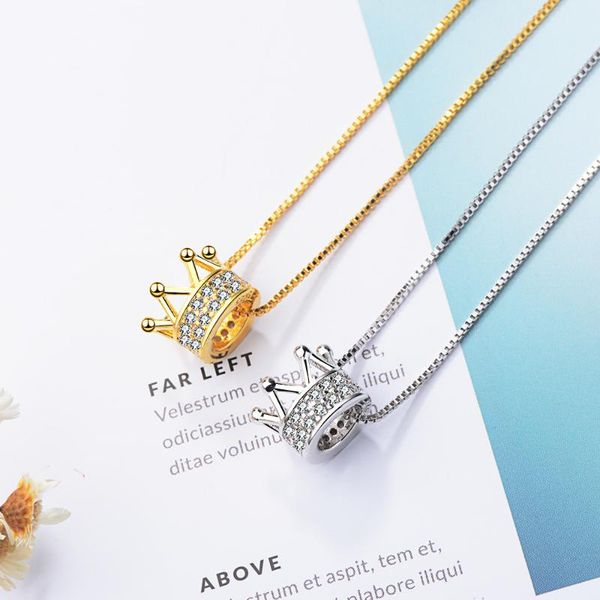 pendant necklaces ladies necklace small fresh diamond crown fashion ins queen style short clavicle chain, Silver
pendant necklaces ladies necklace small fresh diamond crown fashion ins queen style short clavicle chain, Silver