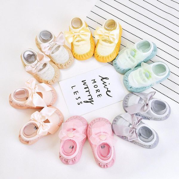 socks cute bows baby shoes anti slip solid color born girl short with rubber soles soft infant toddler floor, Pink;yellow
socks cute bows baby shoes anti slip solid color born girl short with rubber soles soft infant toddler floor, Pink;yellow