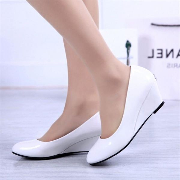 womens concise clear wedge heels shoes elegant woman slip on office women fashion wedges for party dress, Black
womens concise clear wedge heels shoes elegant woman slip on office women fashion wedges for party dress, Black