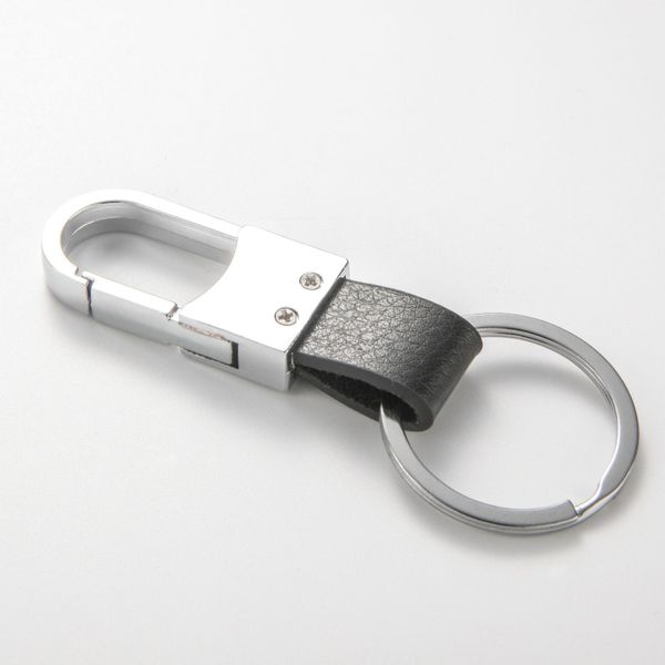classic design man style pu leather keychain creativity metal keyrings for gift, Silver
classic design man style pu leather keychain creativity metal keyrings for gift, Silver