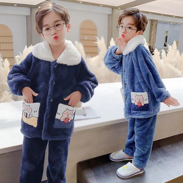 pajamas flannel set for children thick warm tracksuit kids boy pijama nightwear plus velt winter christmas coral fleece homewear, Blue;red
pajamas flannel set for children thick warm tracksuit kids boy pijama nightwear plus velt winter christmas coral fleece homewear, Blue;red