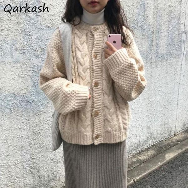 women's knits & tees cardigan women solid loose preppy elegant tender simple classic female knitwear leisure sweet teens all-match comf, White
women's knits & tees cardigan women solid loose preppy elegant tender simple classic female knitwear leisure sweet teens all-match comf, White