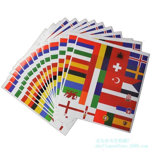 tattoo paste 2016 france cup 24 national flag stickers face football fans cheer self-adhesive 
tattoo paste 2016 france cup 24 national flag stickers face football fans cheer self-adhesive
