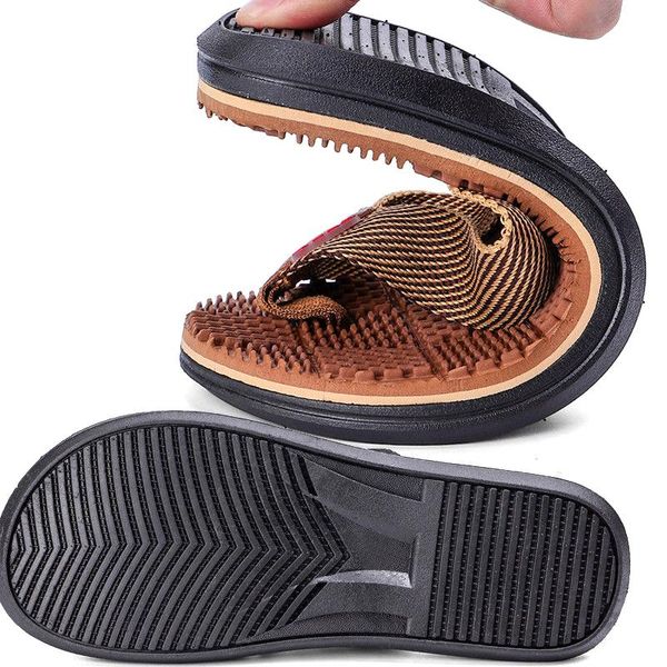 slippers 2021 fashion men flip flops massage sandals textile strap anti-slip shoes for summer beach j9, Black
slippers 2021 fashion men flip flops massage sandals textile strap anti-slip shoes for summer beach j9, Black
