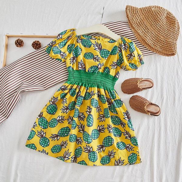 girl's dresses 2021 autumn cute kids for girls fruit short sleeve clothes casual sashes children's dress, Red;yellow
girl's dresses 2021 autumn cute kids for girls fruit short sleeve clothes casual sashes children's dress, Red;yellow