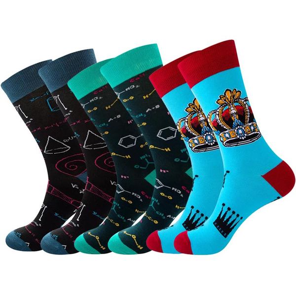 men's socks 6 pair men cotton diamond ramen astronaut pattern hip hop cool for winter thick long skate funny eu39-46, Black
men's socks 6 pair men cotton diamond ramen astronaut pattern hip hop cool for winter thick long skate funny eu39-46, Black