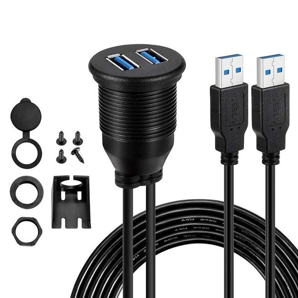 3.0 male to female aux flush mount car waterproof extension cable for truck boat motorcycle dashboard audio cables & connectors
3.0 male to female aux flush mount car waterproof extension cable for truck boat motorcycle dashboard audio cables & connectors