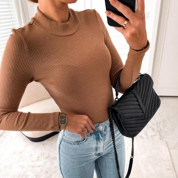 women's blouses & shirts autumn elegant women o neck knitted pullover office lady long sleeve blouse casual fashion solid basic slim s, White
women's blouses & shirts autumn elegant women o neck knitted pullover office lady long sleeve blouse casual fashion solid basic slim s, White