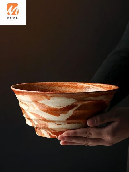 handmade large ceramic bowl tableware personalized noodle soup household japanese retro instant storage bottles & jars
handmade large ceramic bowl tableware personalized noodle soup household japanese retro instant storage bottles & jars