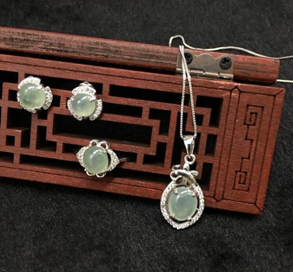 bracelet, earrings & necklace heart of the boat emerald jewelry live natural jade a goods bai bing three pieces set valentine's day yea, Black
bracelet, earrings & necklace heart of the boat emerald jewelry live natural jade a goods bai bing three pieces set valentine's day yea, Black