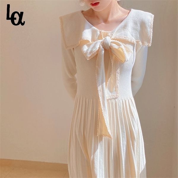 spring sweet bow knitted dress women elegant fairy sweater female patchwork kawaii japanese style korean 210519, Black;gray
spring sweet bow knitted dress women elegant fairy sweater female patchwork kawaii japanese style korean 210519, Black;gray