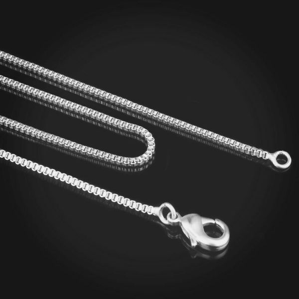 1.5mm fashionable silver box necklace temperament female clavicle chain chains
1.5mm fashionable silver box necklace temperament female clavicle chain chains
