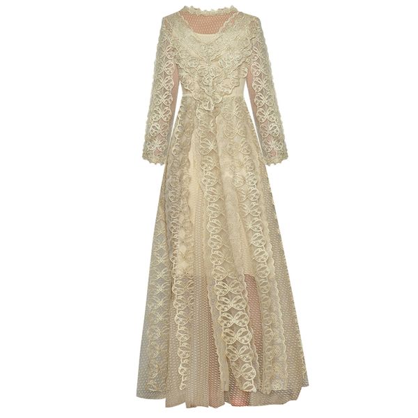 dress elegant seqinyy party summer spring fashion design flower embroidered beige track, Black;gray
dress elegant seqinyy party summer spring fashion design flower embroidered beige track, Black;gray