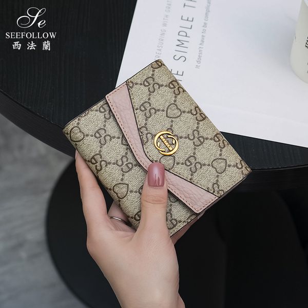 sole by designer new small wallet women's short leather multi card change wallet purse, Brown;gray
sole by designer new small wallet women's short leather multi card change wallet purse, Brown;gray