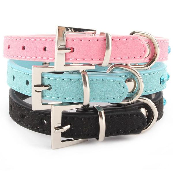 dog collars & leashes small pet velvet pu leather collar puppy cat crystal rhinestone neck strap
dog collars & leashes small pet velvet pu leather collar puppy cat crystal rhinestone neck strap