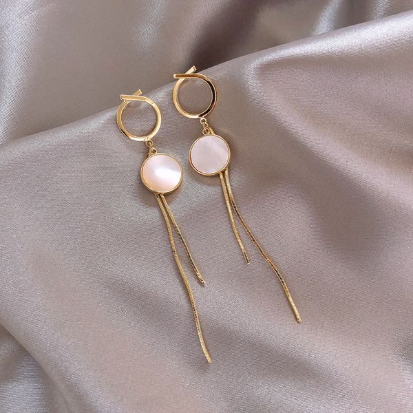 new fashion classic tassel long earrings european and american women trend earrings korean exaggerated jewelry, Silver
new fashion classic tassel long earrings european and american women trend earrings korean exaggerated jewelry, Silver