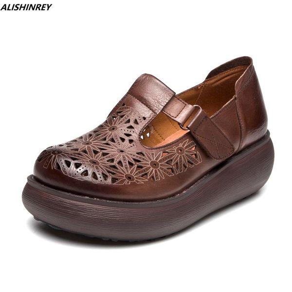 dress shoes handmade women's platform for women genuine leather footwear woman vintage soft comfort wedges breathable pumps, Black
dress shoes handmade women's platform for women genuine leather footwear woman vintage soft comfort wedges breathable pumps, Black