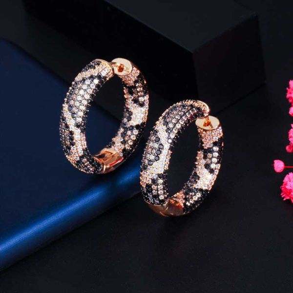 hoop & huggie individuality rose gold color round circle earrings jewelry micro cubic zirconia paved leopard for women e0619, Golden;silver
hoop & huggie individuality rose gold color round circle earrings jewelry micro cubic zirconia paved leopard for women e0619, Golden;silver
