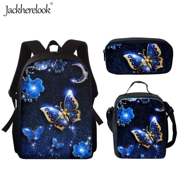 school bags jackherelook 3set/pcs for teenager girls blue butterfly animal print women backpack lunch bag mochilas escolares
school bags jackherelook 3set/pcs for teenager girls blue butterfly animal print women backpack lunch bag mochilas escolares