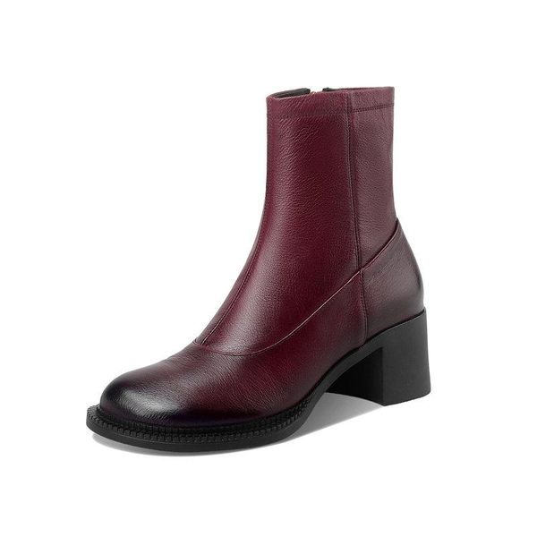 boots genuine leather women fashion square toe shoes woman band thick high heels ladies party casual ankle, Black
boots genuine leather women fashion square toe shoes woman band thick high heels ladies party casual ankle, Black
