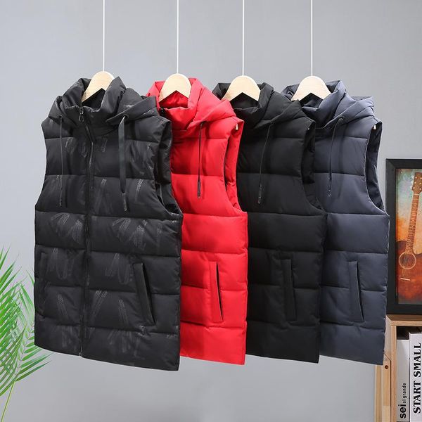 men's vests plus size 6xl- 2021 spring autumn sleeveless jacket for men fashion warm hooded male winter vest light mens, Black;white
men's vests plus size 6xl- 2021 spring autumn sleeveless jacket for men fashion warm hooded male winter vest light mens, Black;white