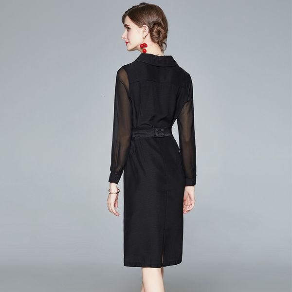 dresses autumn and winter elegant black long sleeve tailored collar temperament commute women slim pencil skirt, Black;gray
dresses autumn and winter elegant black long sleeve tailored collar temperament commute women slim pencil skirt, Black;gray