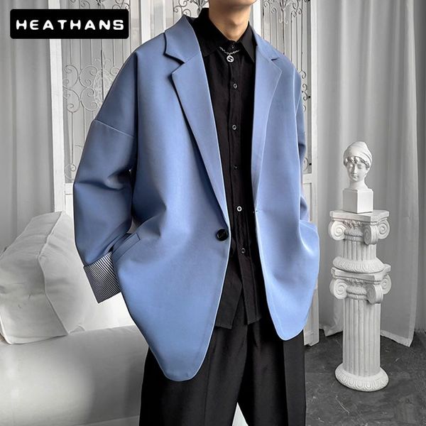 men blazer suits jackets male spring autumn korean casual blazers black suit mens handsome single button solid color small men's &, White;black
men blazer suits jackets male spring autumn korean casual blazers black suit mens handsome single button solid color small men's &, White;black