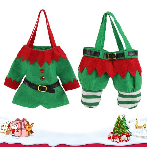 christmas decorations 2 pcs portable candy bag elf and pants gifts pouch premium tote xmas party storage (green)
christmas decorations 2 pcs portable candy bag elf and pants gifts pouch premium tote xmas party storage (green)