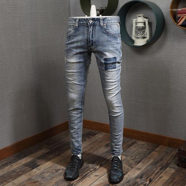 men's jeans italian style fashion men slim fit retro blue designer washed ripped classical vintage homme1
men's jeans italian style fashion men slim fit retro blue designer washed ripped classical vintage homme1