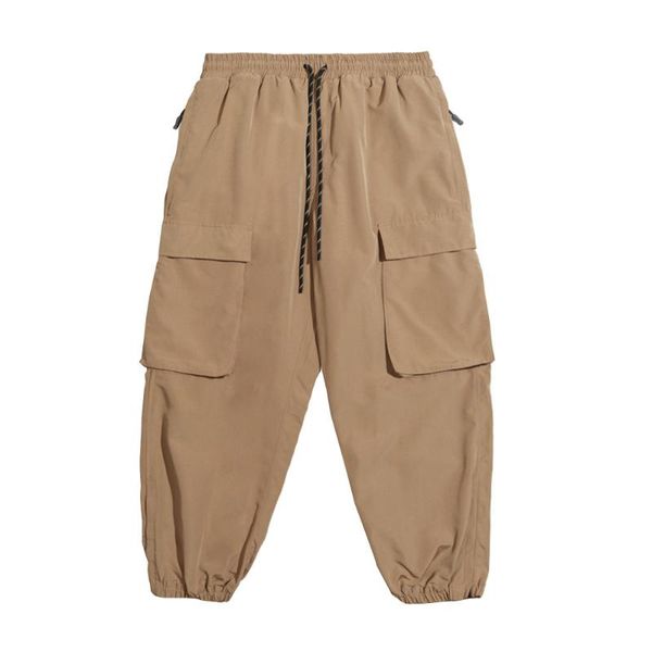 men's pants solid color multi-pocket jogger mens safari style cargo loose elastic waist casual trousers men, Black
men's pants solid color multi-pocket jogger mens safari style cargo loose elastic waist casual trousers men, Black