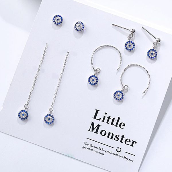 sterling silver turkey blue evil eye crystal delicate stud earrings for women 2021 vintage fashion jewelry, Golden;silver
sterling silver turkey blue evil eye crystal delicate stud earrings for women 2021 vintage fashion jewelry, Golden;silver